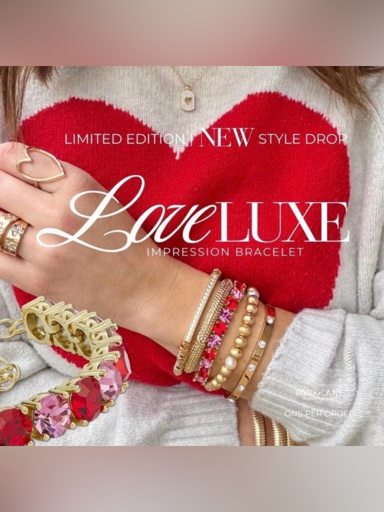 Park Lane “Love Luxe” Impression Bracelet! Bnib!! Limited Edition!!!
